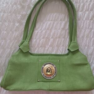 Green Designer Shoulder Bag